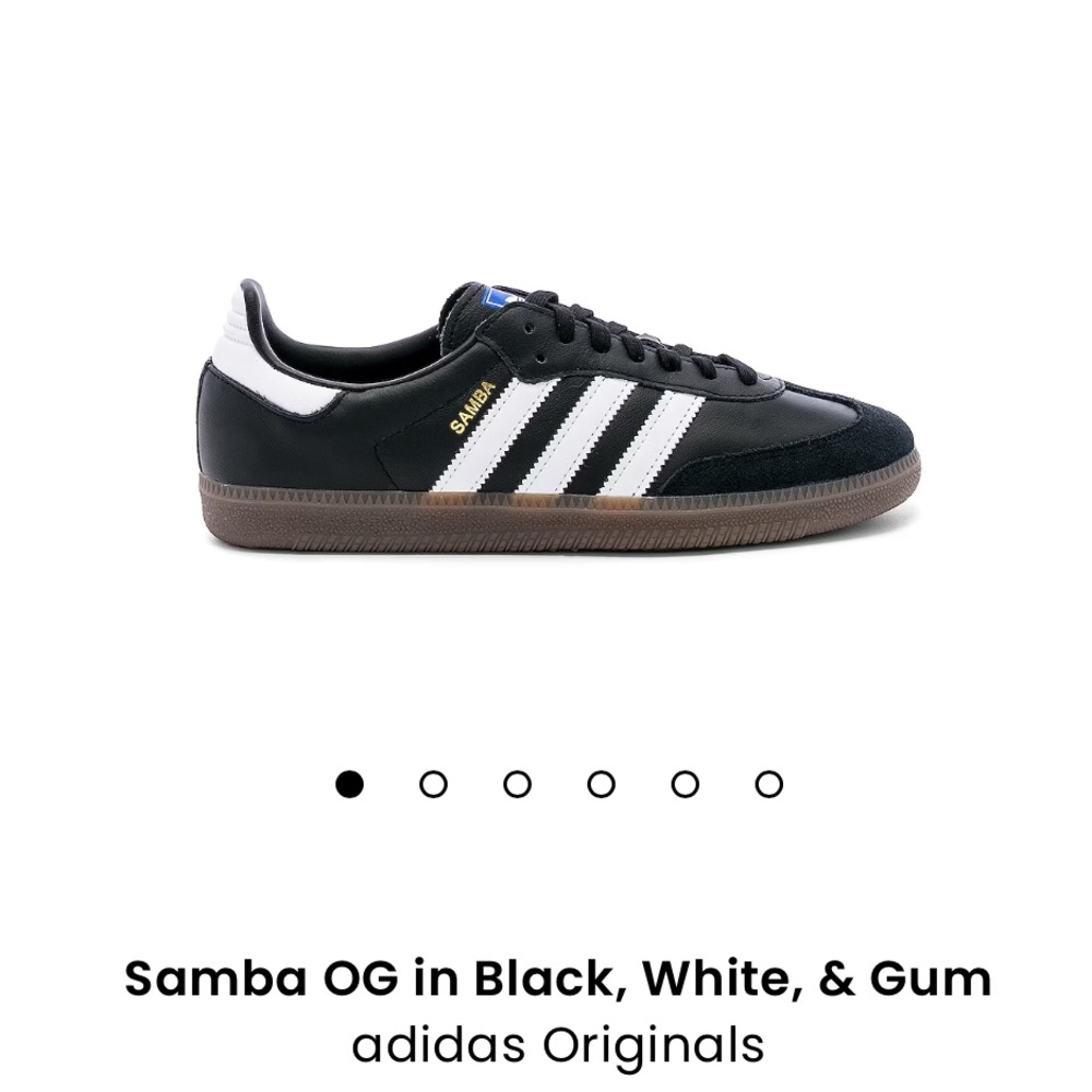 Black adidas sambas